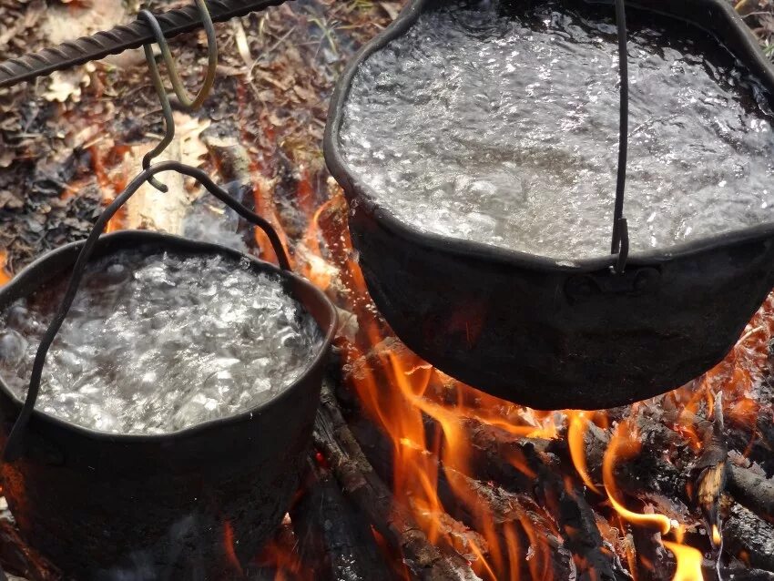 фото кипячения воды в Нижнем Новгороде